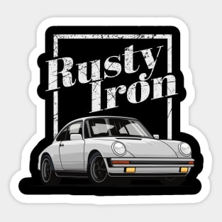 I'm not old I'm classic - Rusty Iron - Oldtimer Auto 911 Sticker